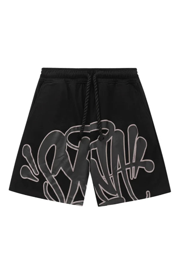 Graffiti Short Set Black